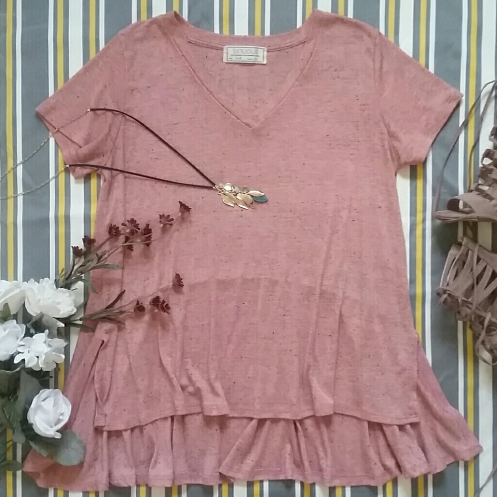 Sinuous flowy tee